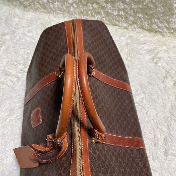 高級 CELINE セリーヌ マカダム柄 ボストンバッグ 旅行鞄