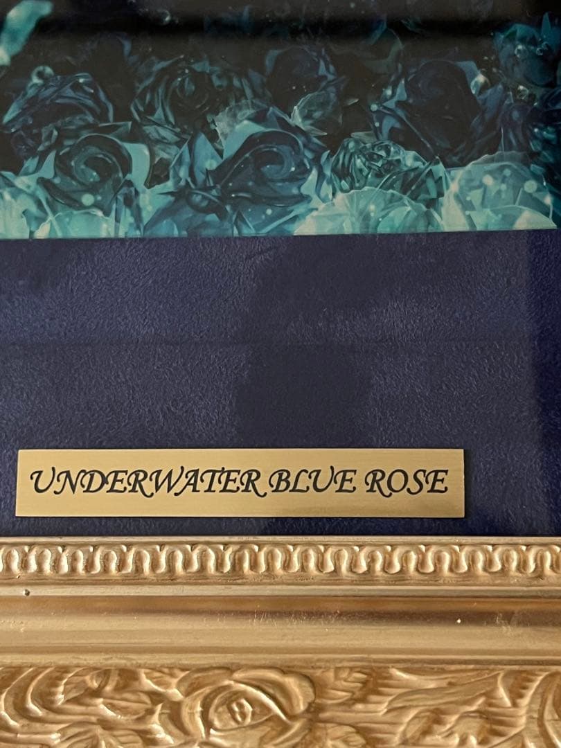空*教様 てぃんくる 版画 UNDERWATER BLUE ROSE - メルカリ