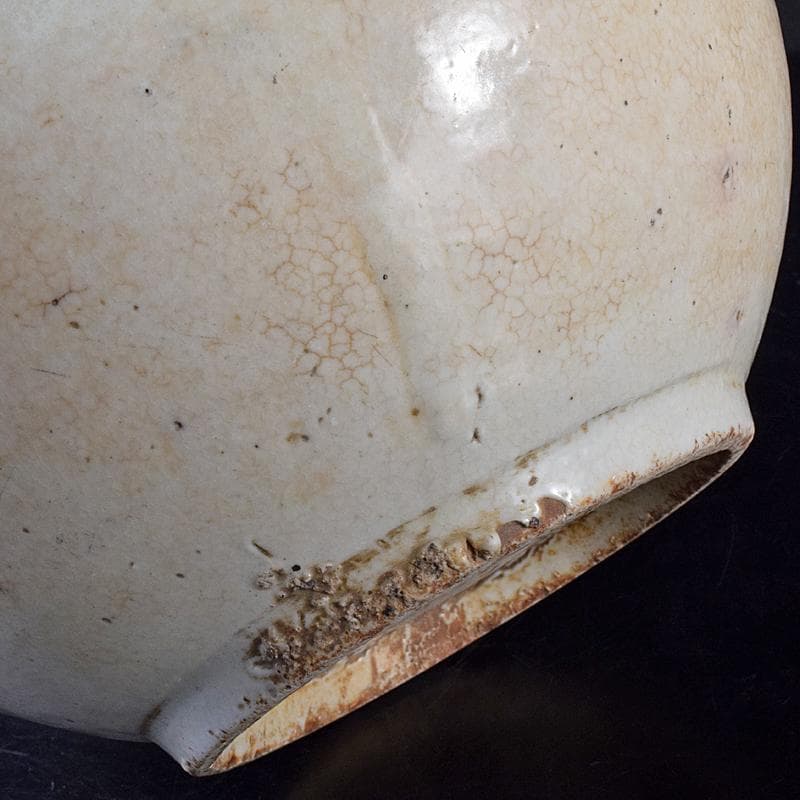 朝鮮美術 李朝 高麗白磁 染付 壷 V R7947B 朝鮮美術 李朝 高麗