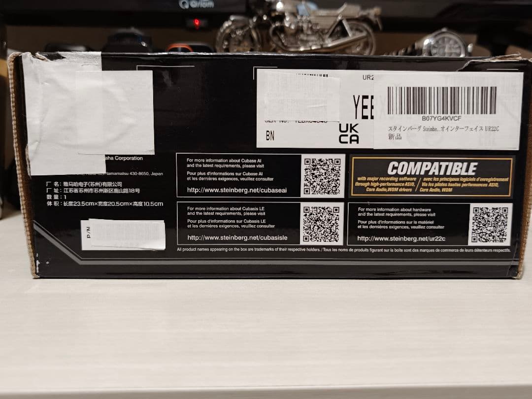 動作良好】Steinberg UR22C ※外箱ダメージ・USBケーブル欠品 - メルカリ