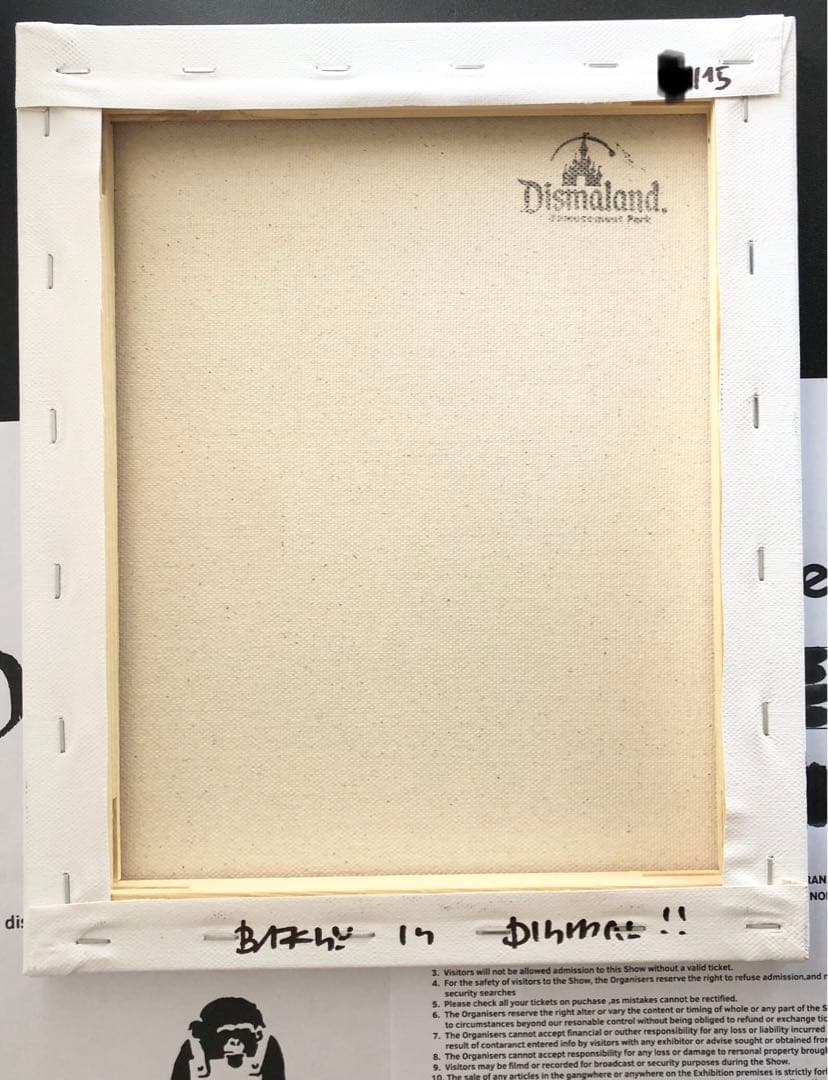 Banksy バンクシー 「Bomb Hugger」サイン 書類付