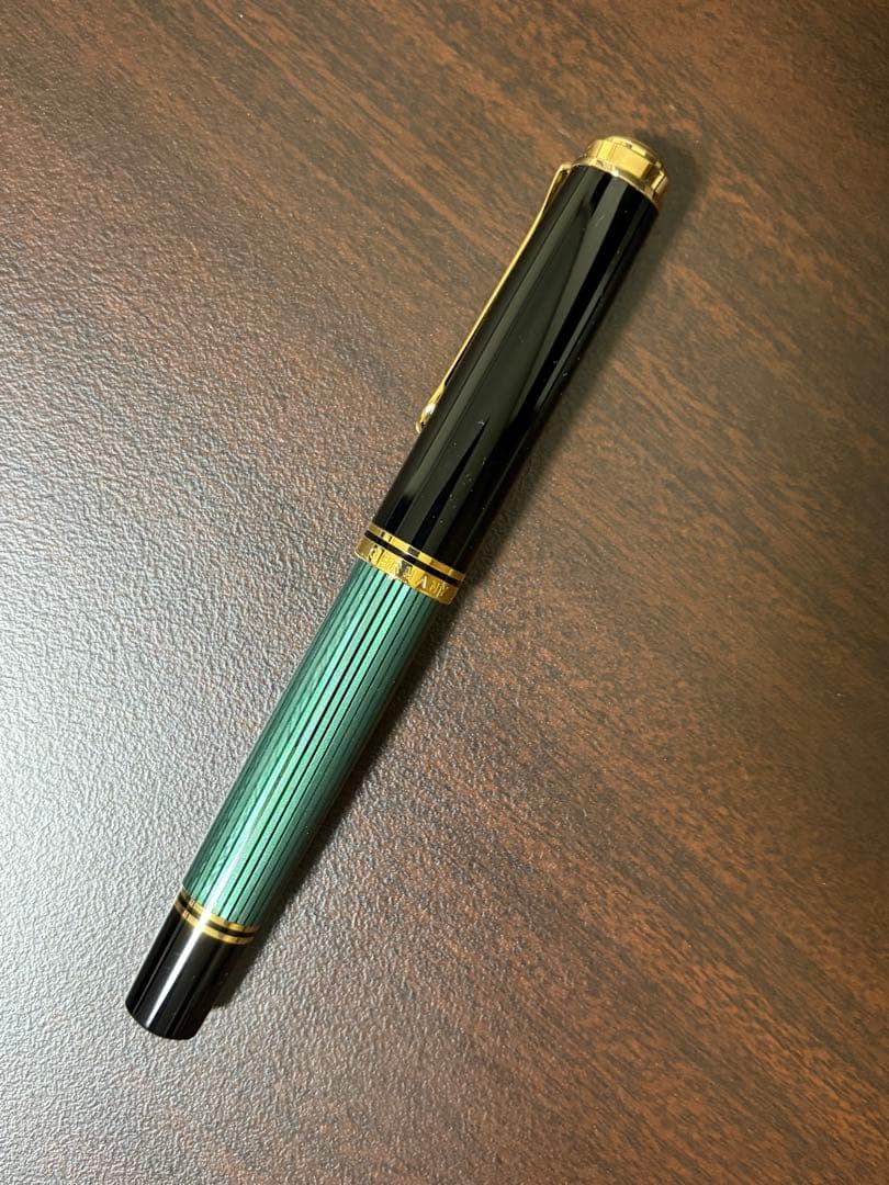 ペリカン M1000 スーべレーン 緑縞 F Pelikan
