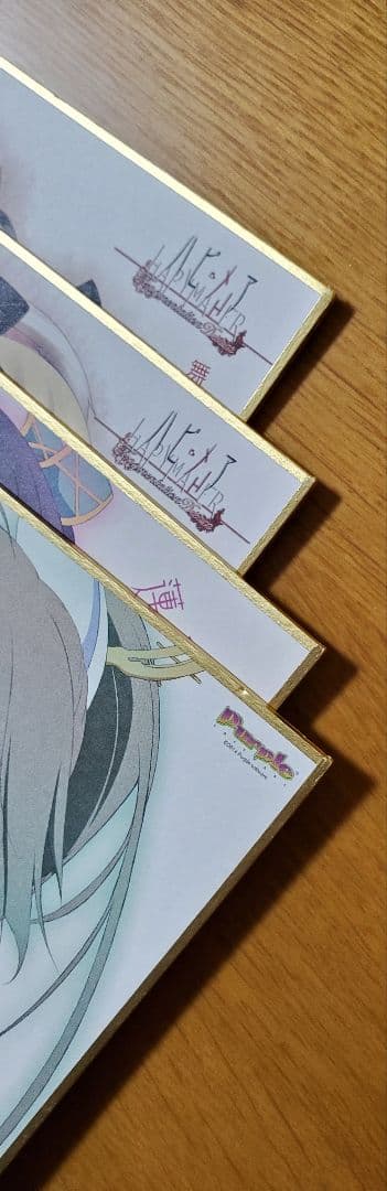 ハピメア 甘くて幸せな夢の特製サインイラスト色紙セット