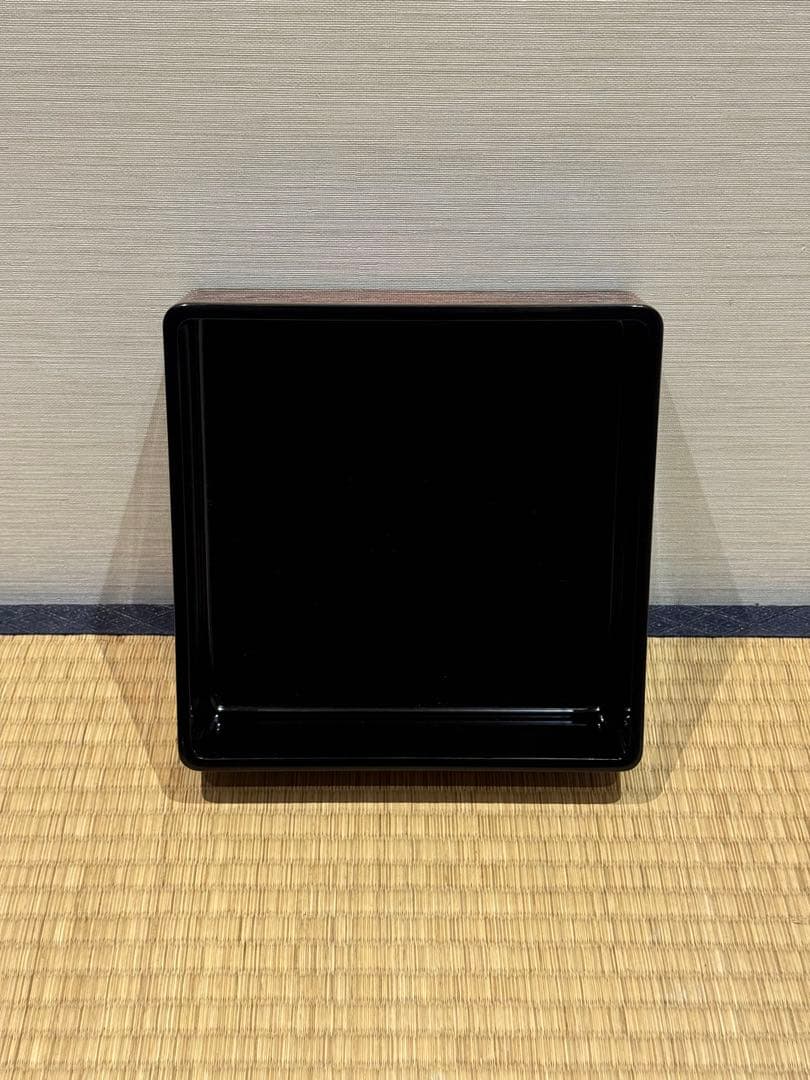 讃岐漆器 筒井隆之 造 蒟醤塗 三段重箱 伝統工芸 讃岐 香川漆器 茶懐石道具