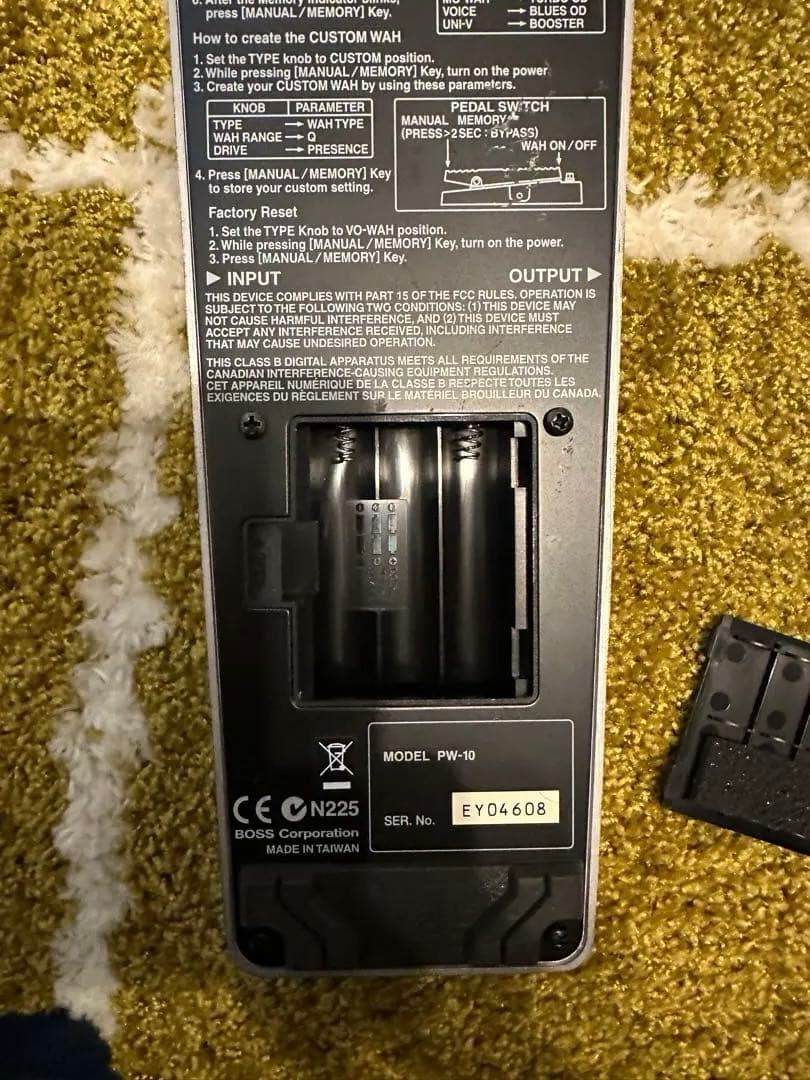 ワウペダル　PW-10 BOSS