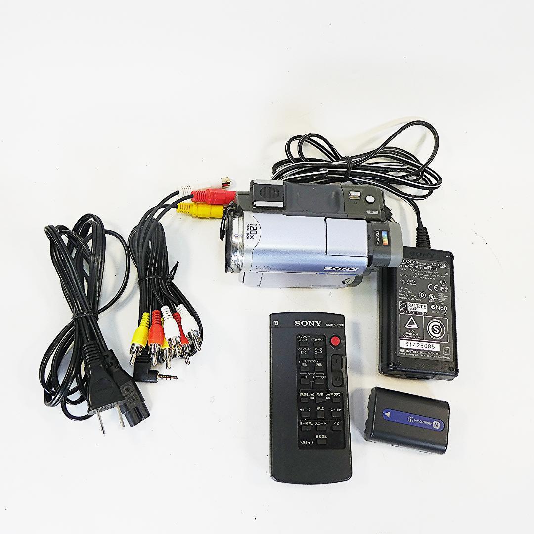 動作品 ソニーDCR-TYV22 MiniDV ビデオカメラ DVDダビングに