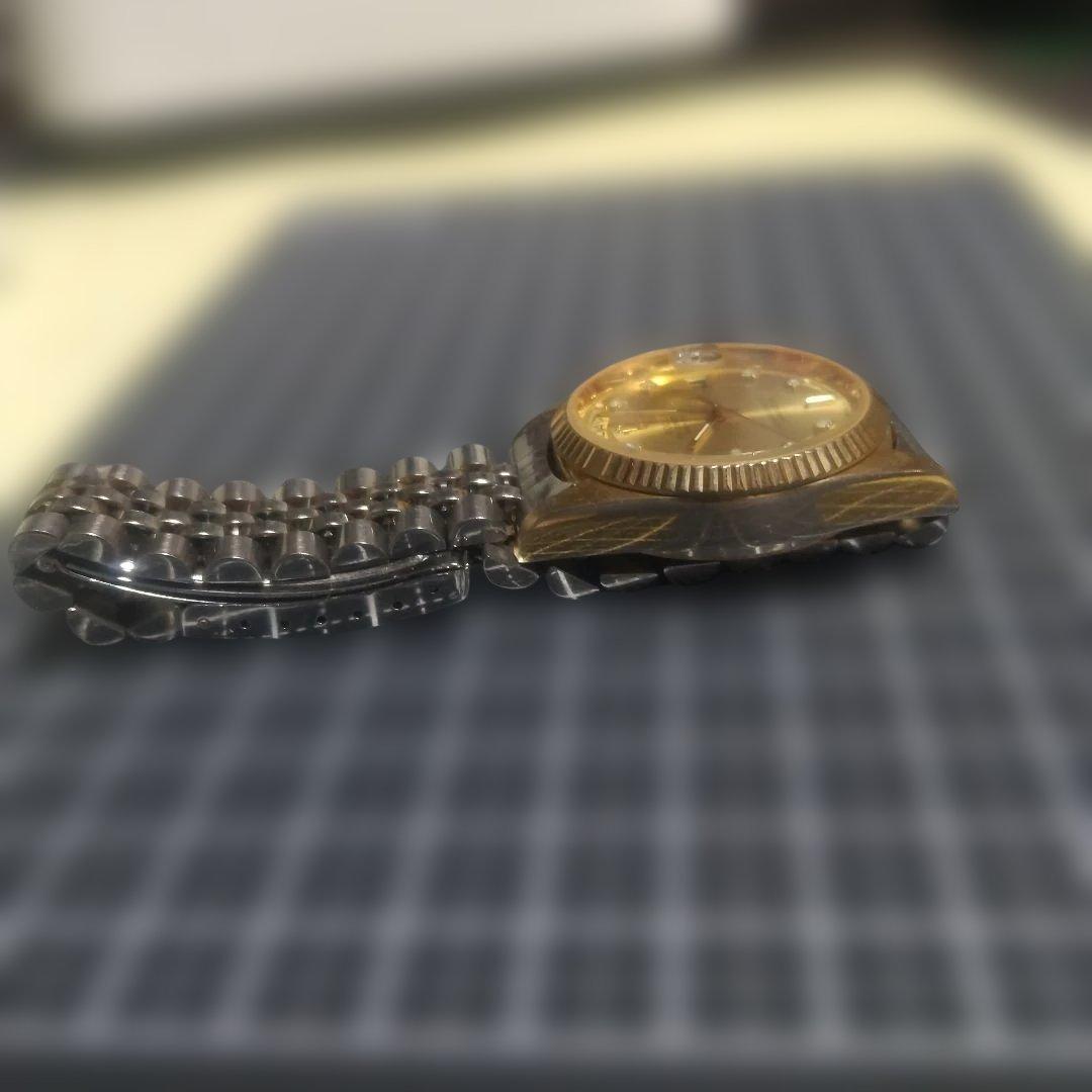 ☆ボコちゃん☆自動巻きデイトジャストタイプゴールド/シルバーの腕時計