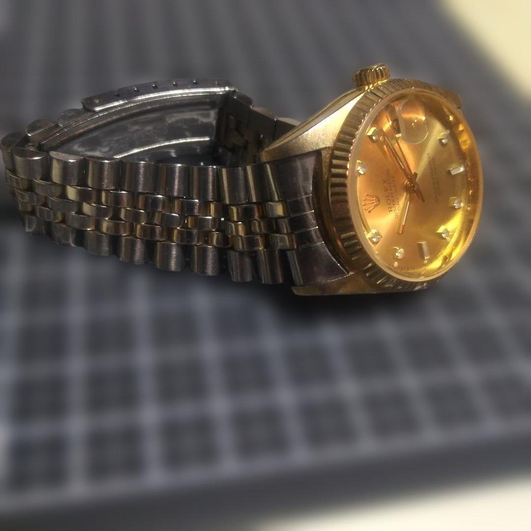 ☆ボコちゃん☆自動巻きデイトジャストタイプゴールド/シルバーの腕時計