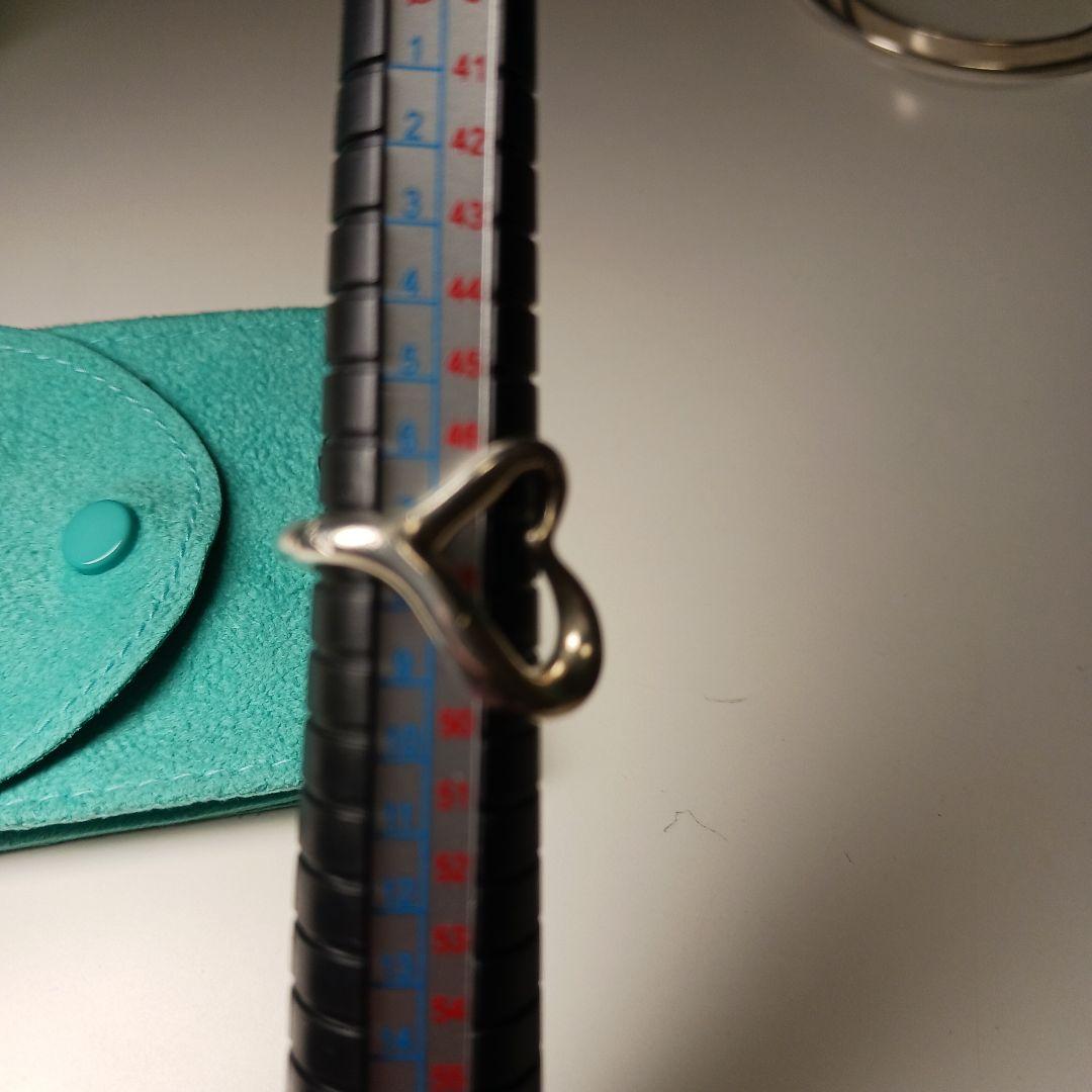 ティファニー　オープンハート　 シルバー　リング　7号