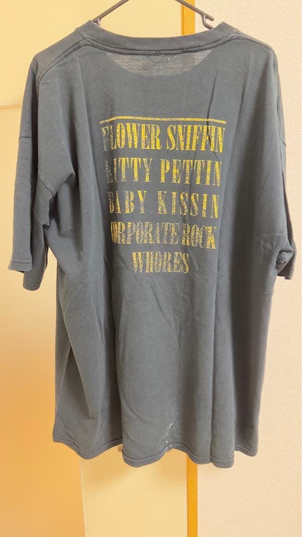 NIRVANA スミルースマイルロゴ Tシャツ ブラック