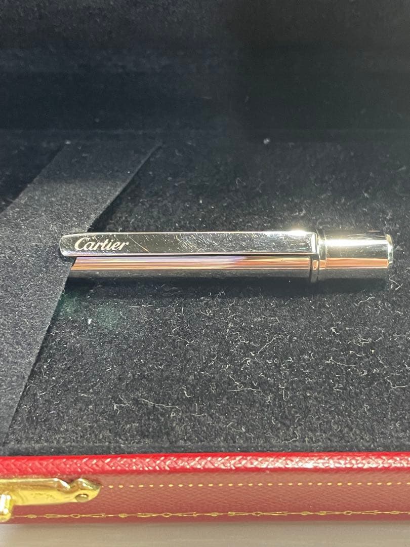 Cartier シルバー ボールペン 専用ケース付き