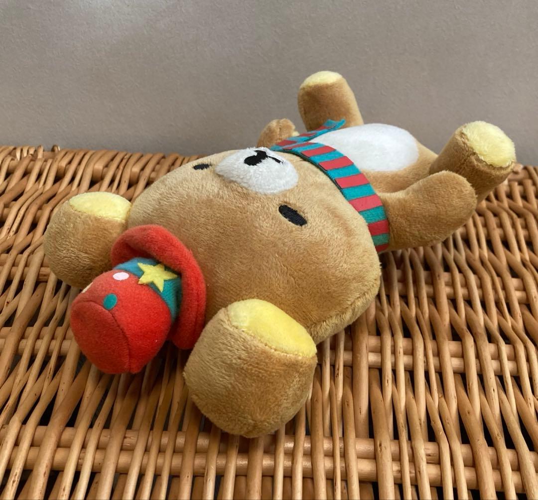 リラックマ ハートのニットぶらさげぬいぐるみ キイロイトリセット