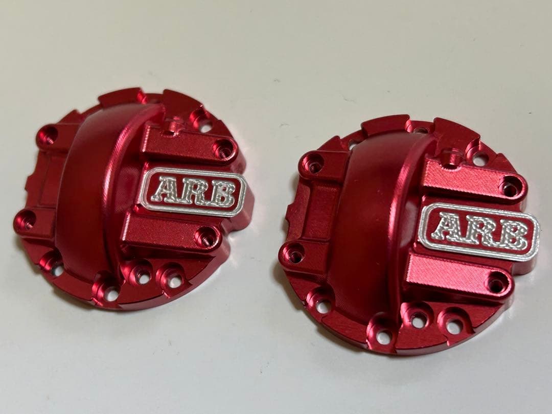 RC4WD ARBデフカバー（レッド）2個セット