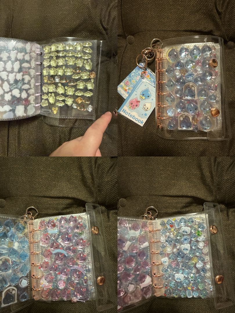 シール帳　完成品　３冊　たまごっち　サンリオ　しずくちゃん　たまごっちシール付き