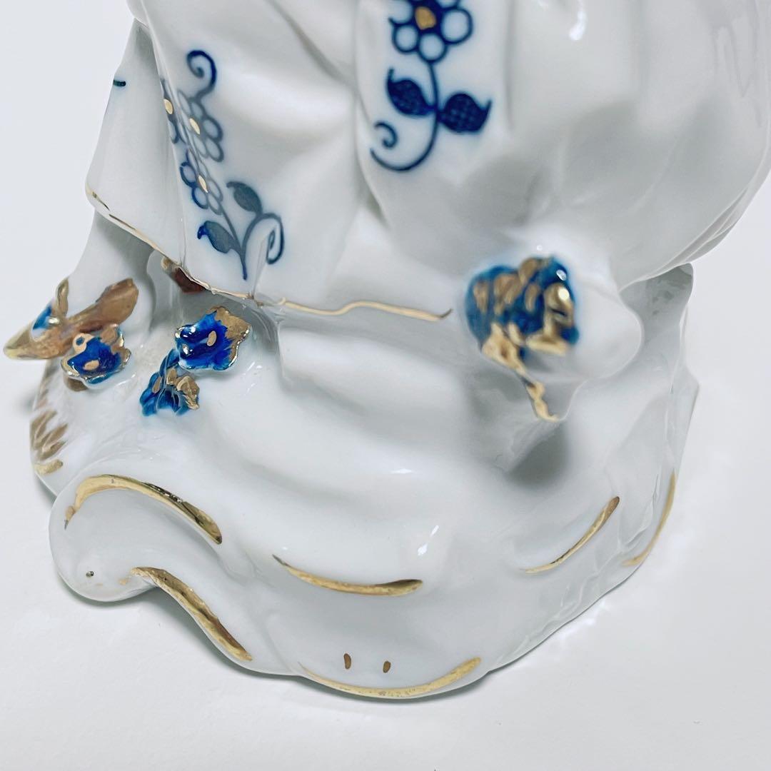 磁器製 フィギュリン ロココ貴婦人 陶器人形 ポーセリン人形 陶器置物