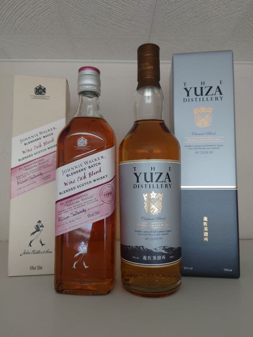 ジョニーウォーカー ワインカスクブレンド & 遊佐クラシカルブレンド2本セット ジョニーウォーカー ワインカスクブレンド & 遊佐クラシカルブレンド2