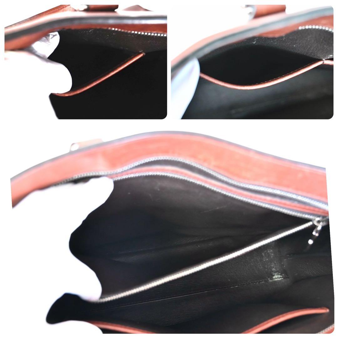 【美品】ルイヴィトン　サックプラバッグ　ハンドバッグ　茶色　ブラウン　レザー