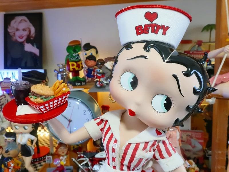 絶版★ベティちゃん Betty Boop アメリカンダイナー ウェートレス