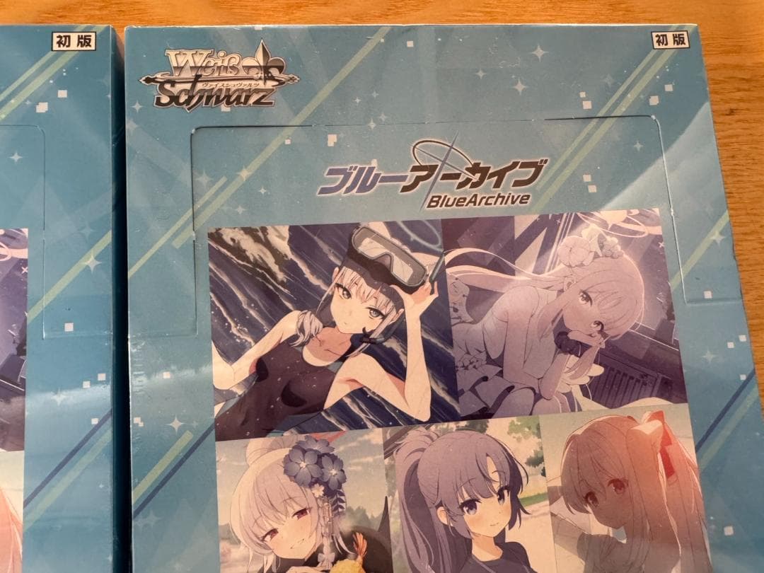 ヴァイスシュヴァルツ ブルーアーカイブ 初版2BOX 新品未開封