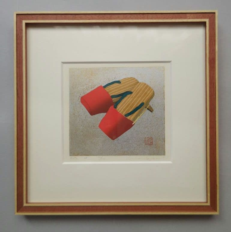 絵画 シルクスクリーン版画 額装品