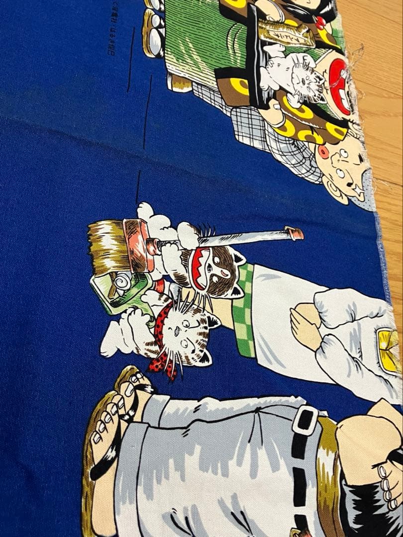 漫画 じゃりン子チエ 布地 生地 ハンドメイド アニメ マンガ 昭和