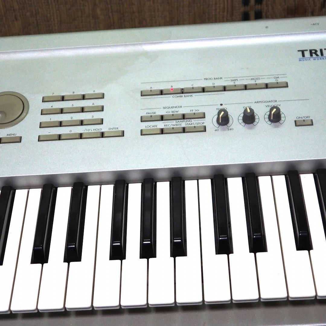 完動_美品_付属品完備_KORG TRITON_61鍵_FDD交換