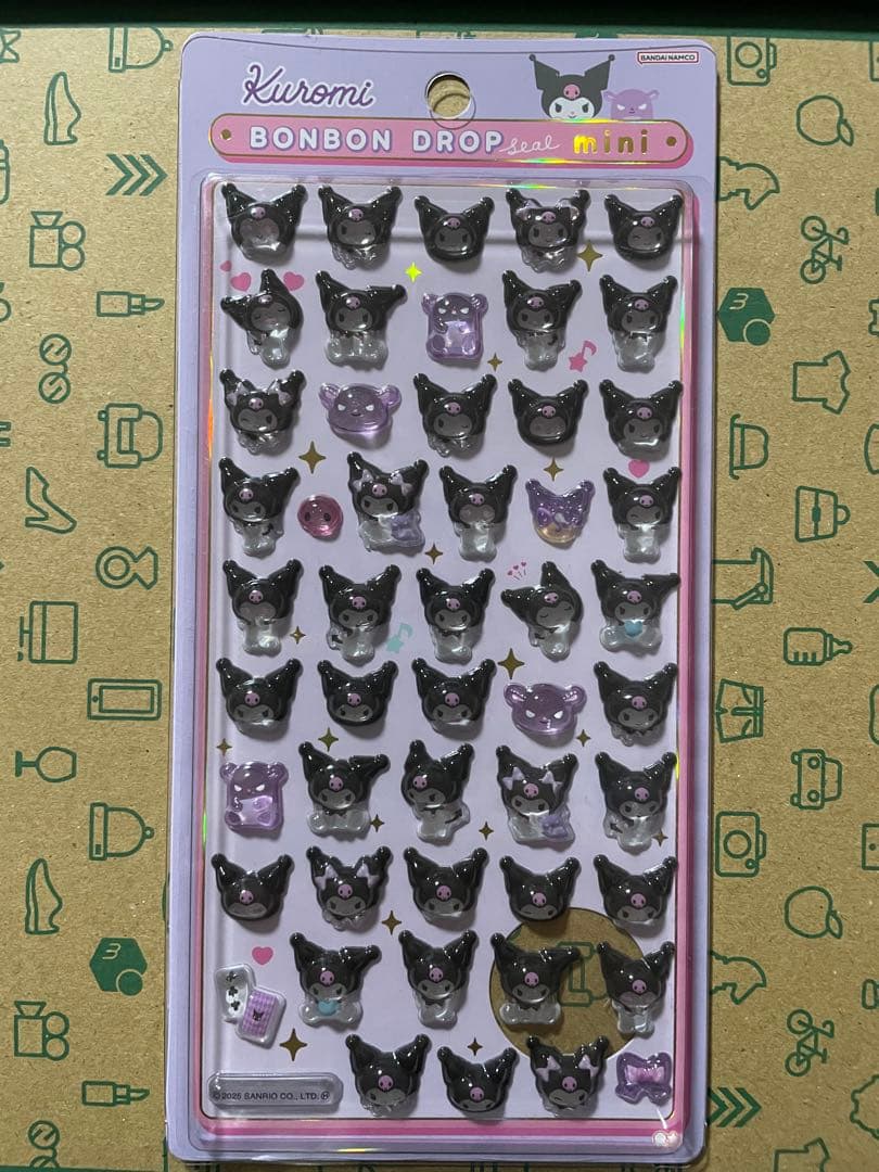 【正規品】サンリオボンボンドロップシールミニ 5点セット