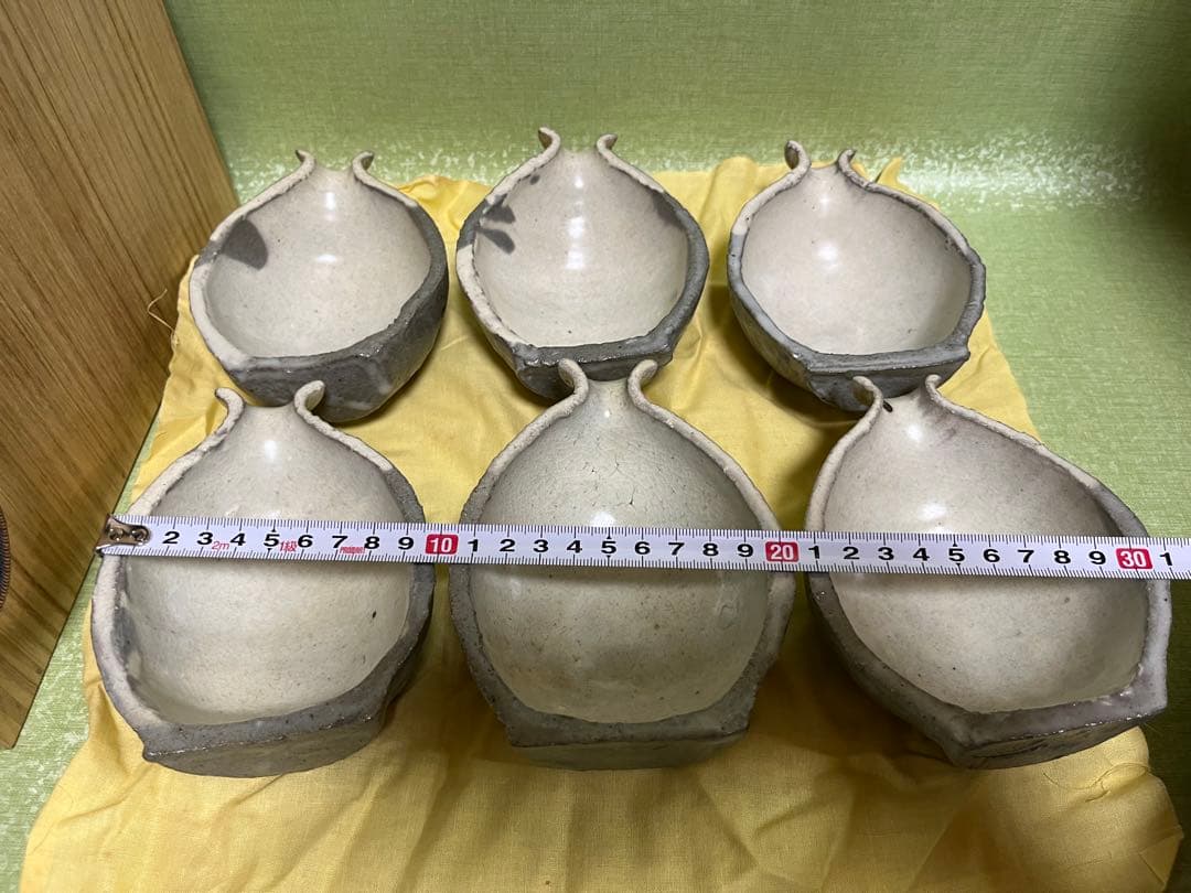 ト23) 向付け 切り徳利 6客 [ 槇 啓州 ] 讃岐七宝山旺禅