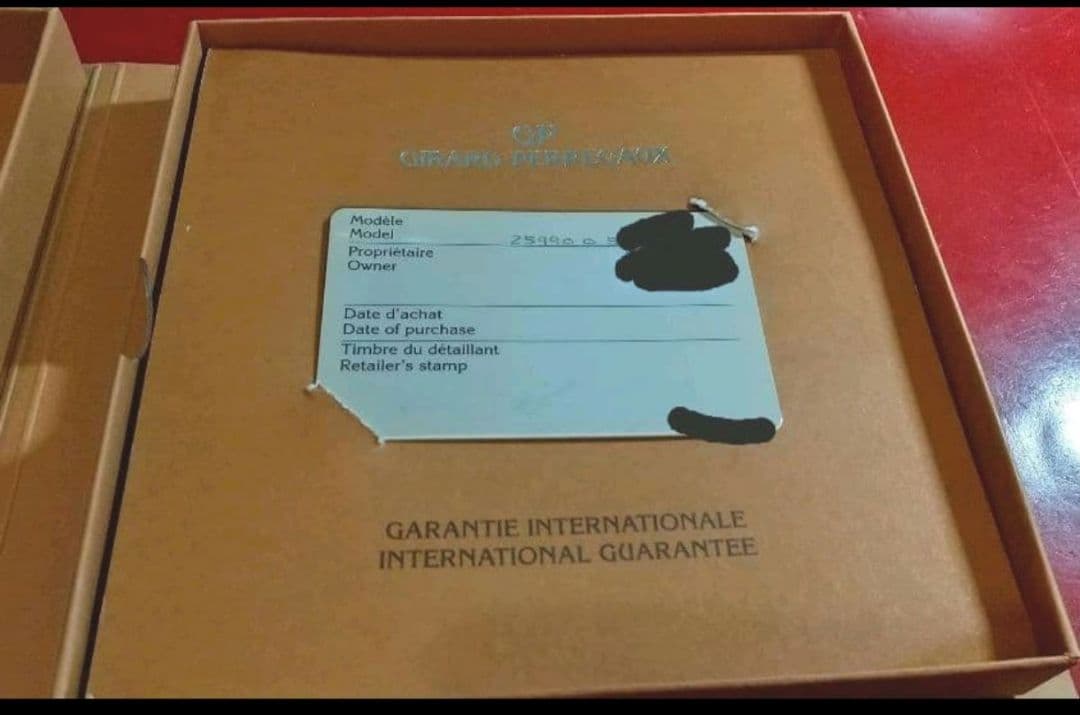 時計 Girard Perregaux vintage white gold