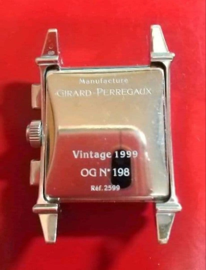 時計 Girard Perregaux vintage white gold