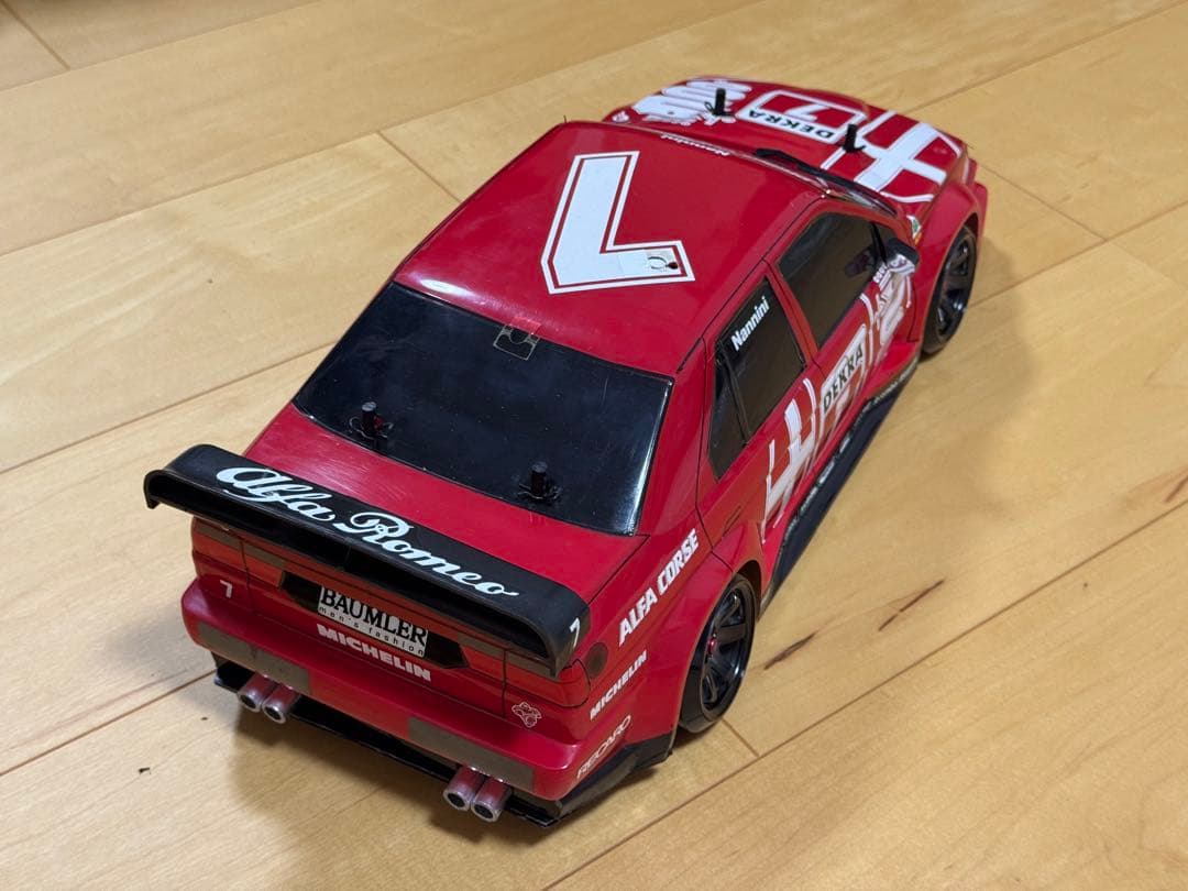 ラジコン 1/10 アルファロメオ 155 ドリフト