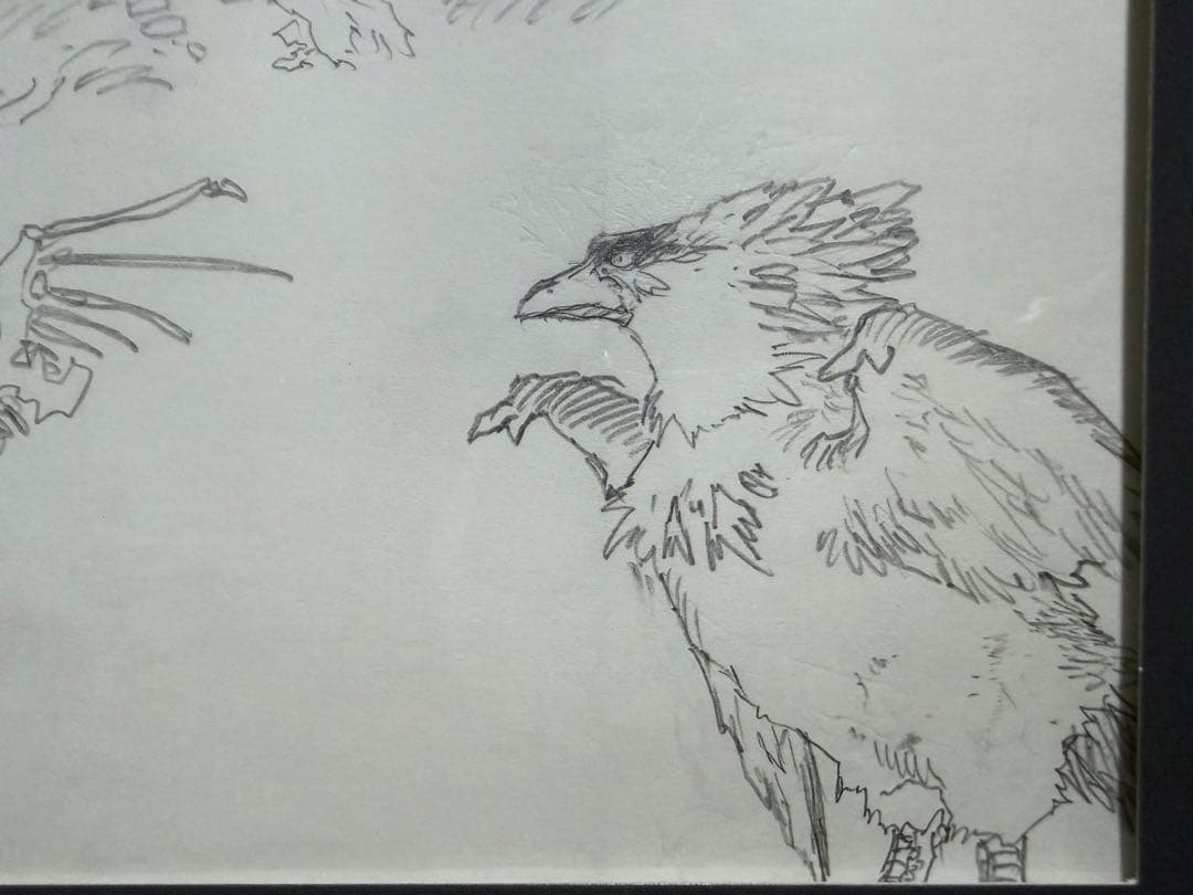 天地創造 藤原カムイ 直筆設定資料原画 直筆イラスト 雷火 ロトの紋章 ガンガン