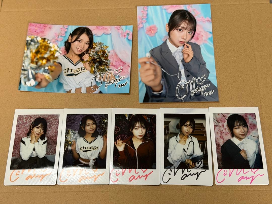 まるぴ　クリスマスチェキ2023 学校宿題チェキ2024 特典写真付き