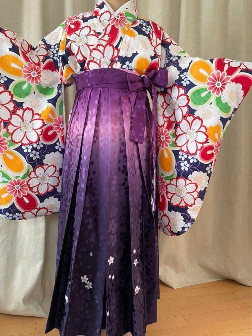 袴も振袖もOK！着付け小物付きフルセット（振袖2枚＋袴）