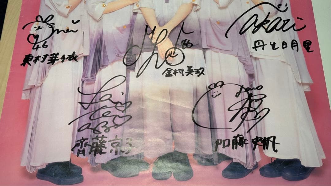 【ファイナルセール！】日向坂46 ってか TSUTAYA 直筆サイン入りポスター