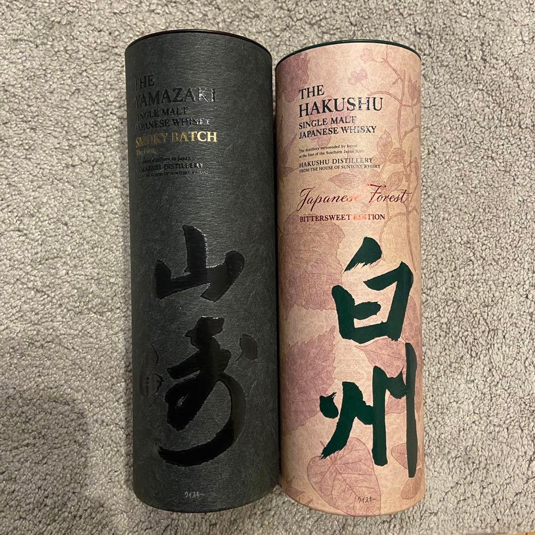 山崎 Smoky Batch 白州 Japanese Forest 各1本