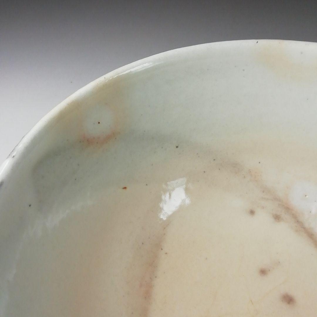 T260 茶碗 『粉引茶碗』『素風窯 奥哲二』 共箱 抹茶碗 茶道具