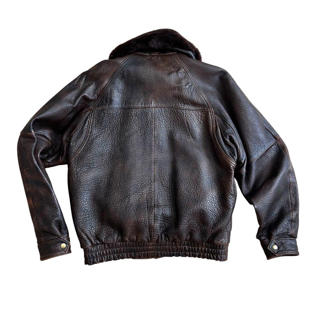 ☆美品☆ HOUSTON MB-2 レザー ボア着脱ライナー付 ラムレザー - メルカリ