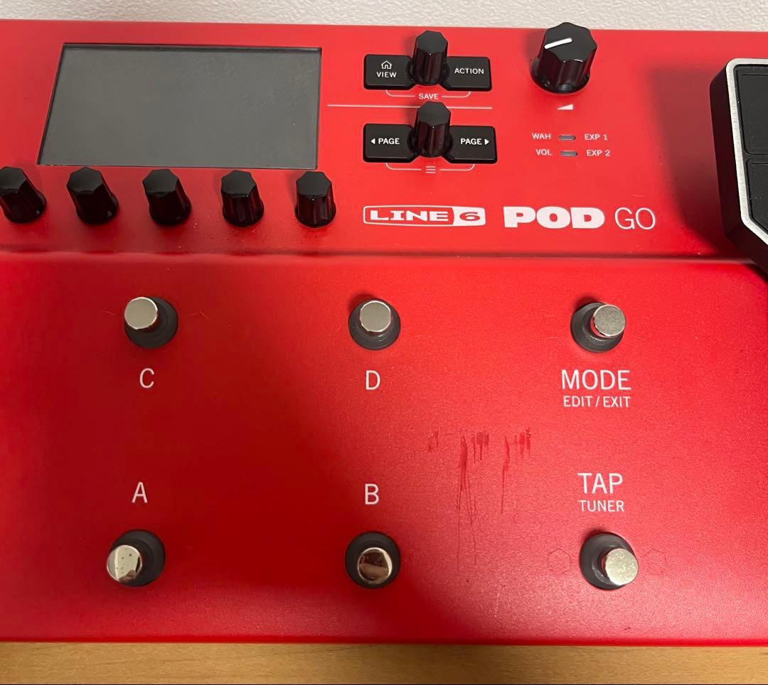 LINE6 POD GO Limited Edition 限定レッドカラー