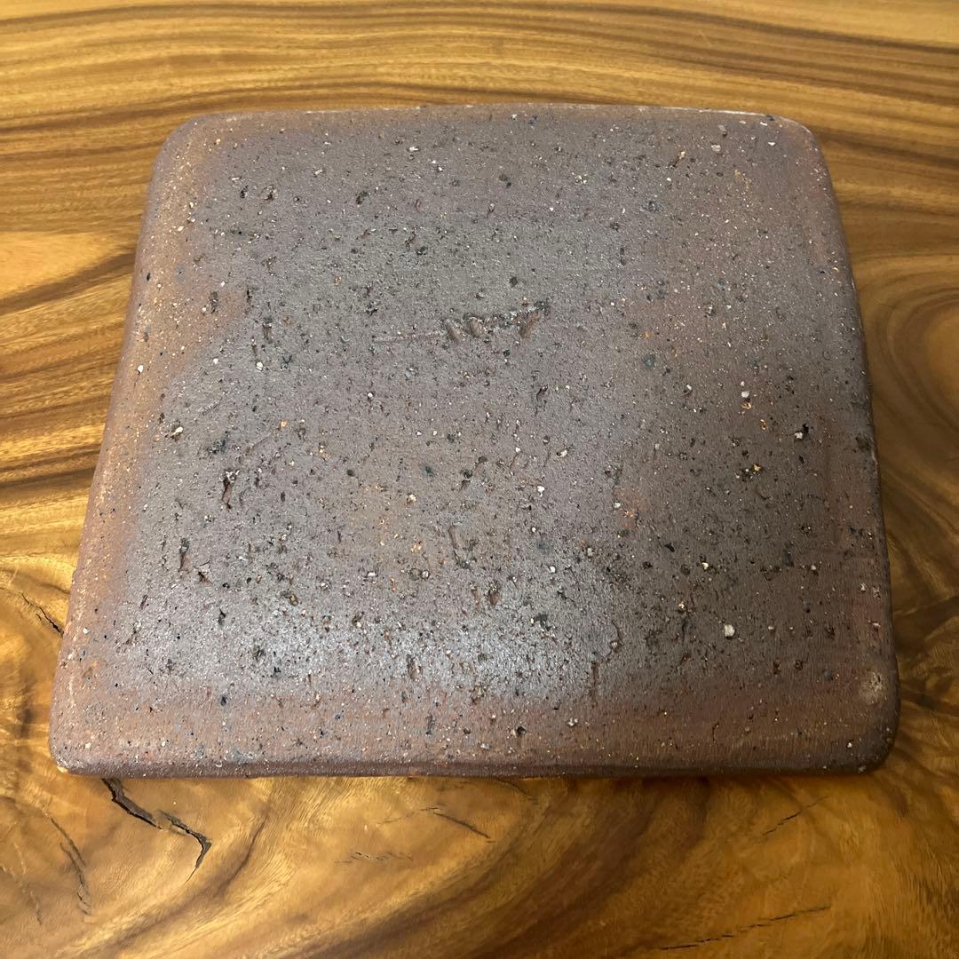 【新品未使用】中川自然坊　粉引唐津　八寸角皿