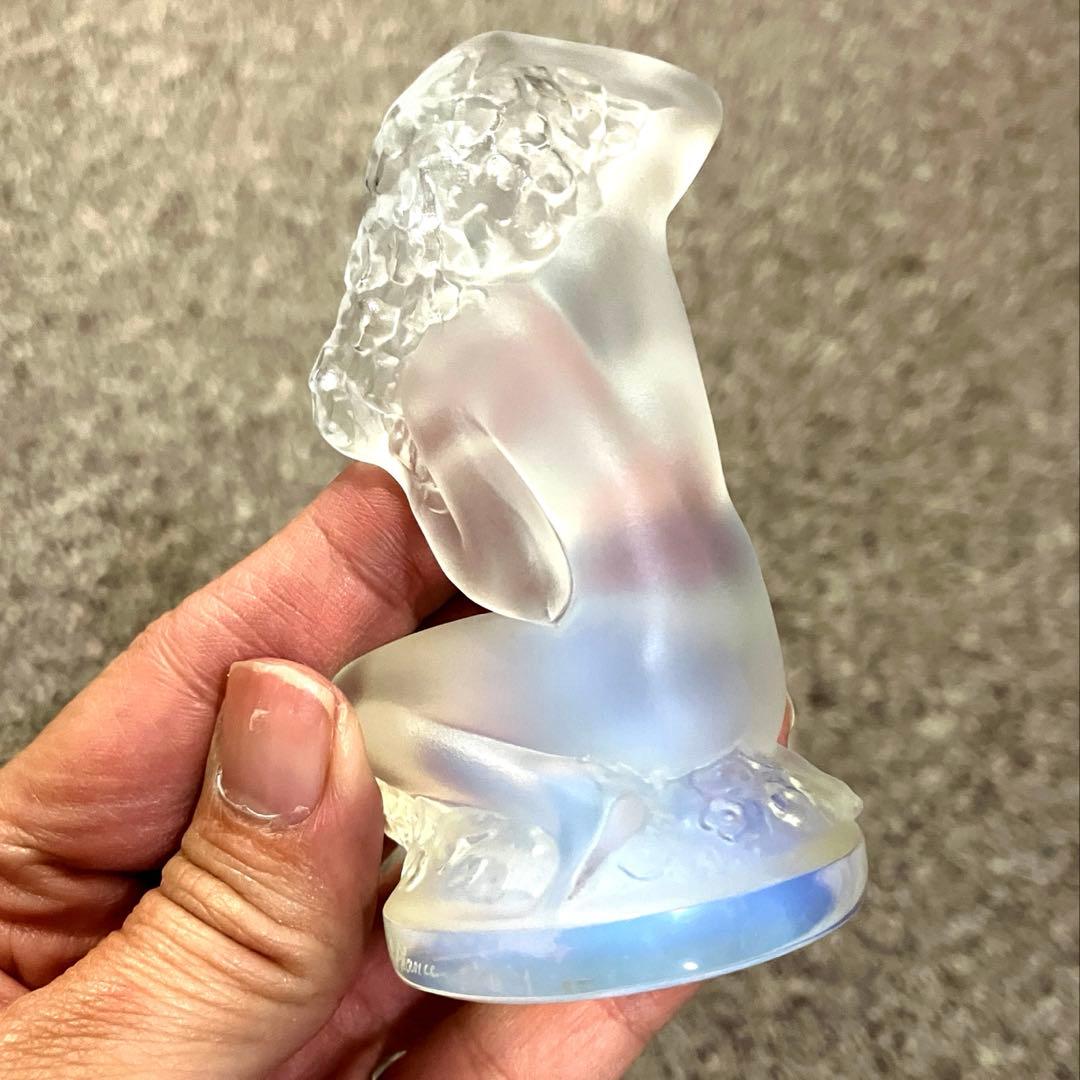 ルネ・ラリック フロレアル ライラックオパールセントガラス 「髪を