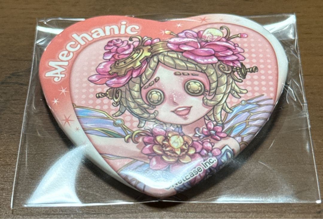 第五人格 identityⅤ 機械技師 トレイシー スイパラ ハート缶バッジ