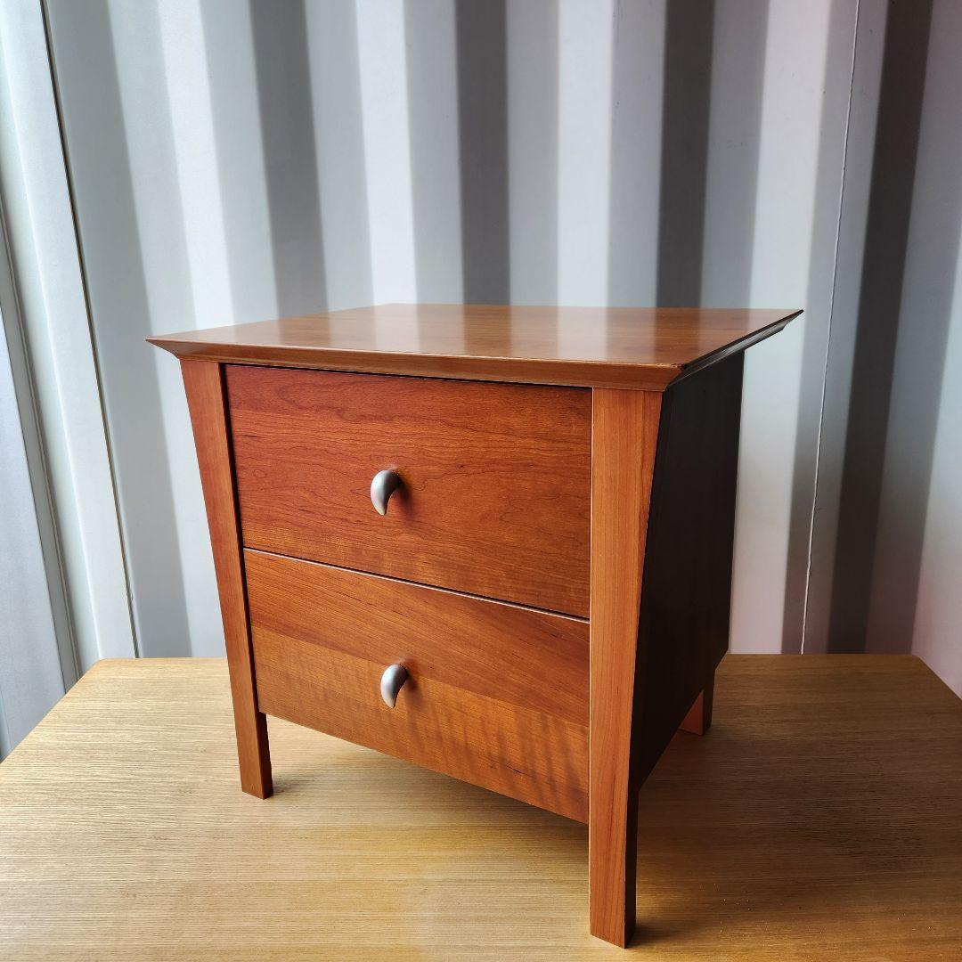 BoConcept TRANSIT サイドチェスト ナイトテーブル チェリー材 取付無料！ボーコンセプト トランジット チェリー材 二段サイド