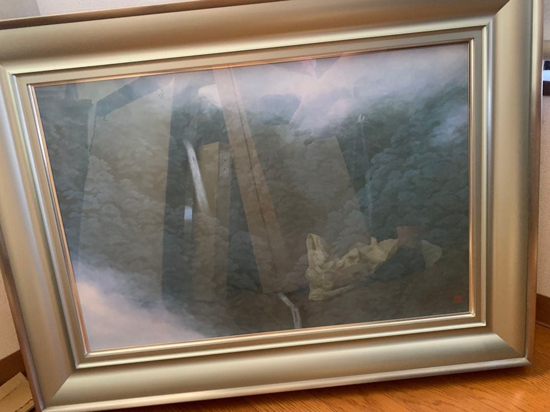 東山魁夷　『山霊』　岩絵の具方式複製工芸画