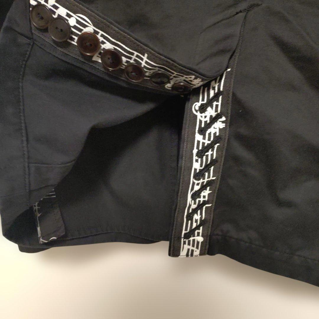 ナンバーナイン　音符柄　ジャケット ボタン付き　2