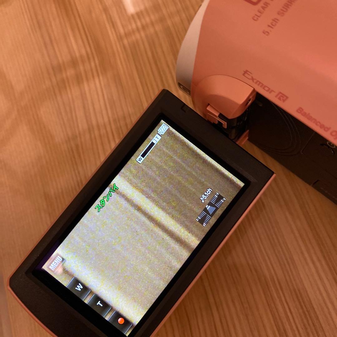 SONY HDR-CX670 ビデオカメラ 本体 ローズゴールド　充電器　ピンク