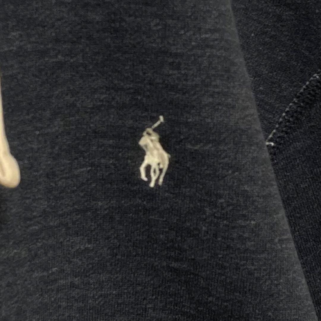 1002【人気XLサイズ】ラルフローレン♤刺繍ロゴ　パーカー　希少　即完売　美品