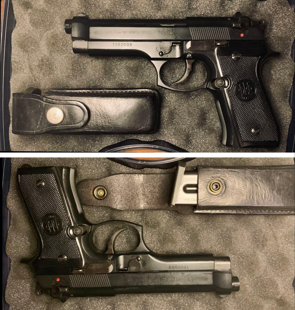 タナカワークス 未発火モデルガン Beretta M9 米軍放出品マガジンポーチ