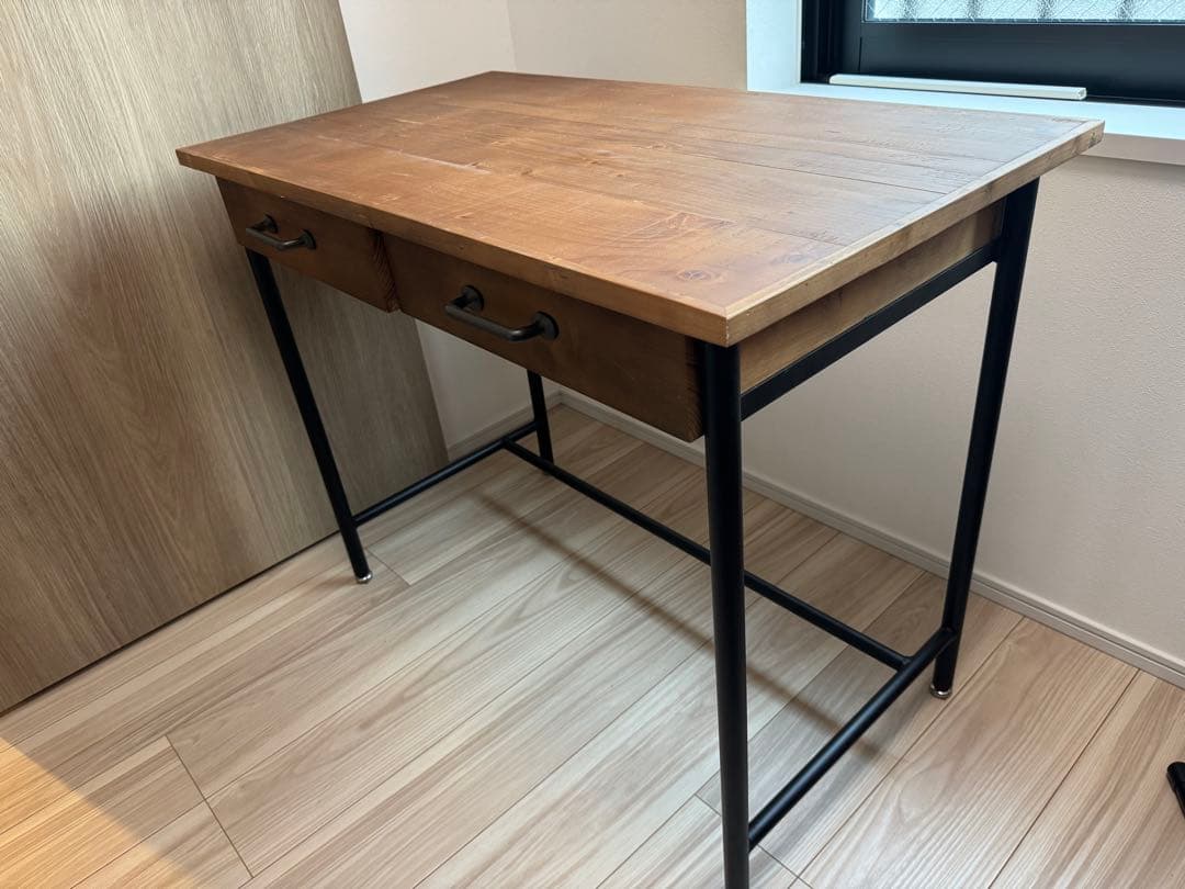 ラン デスク パイン古材仕様 90cm