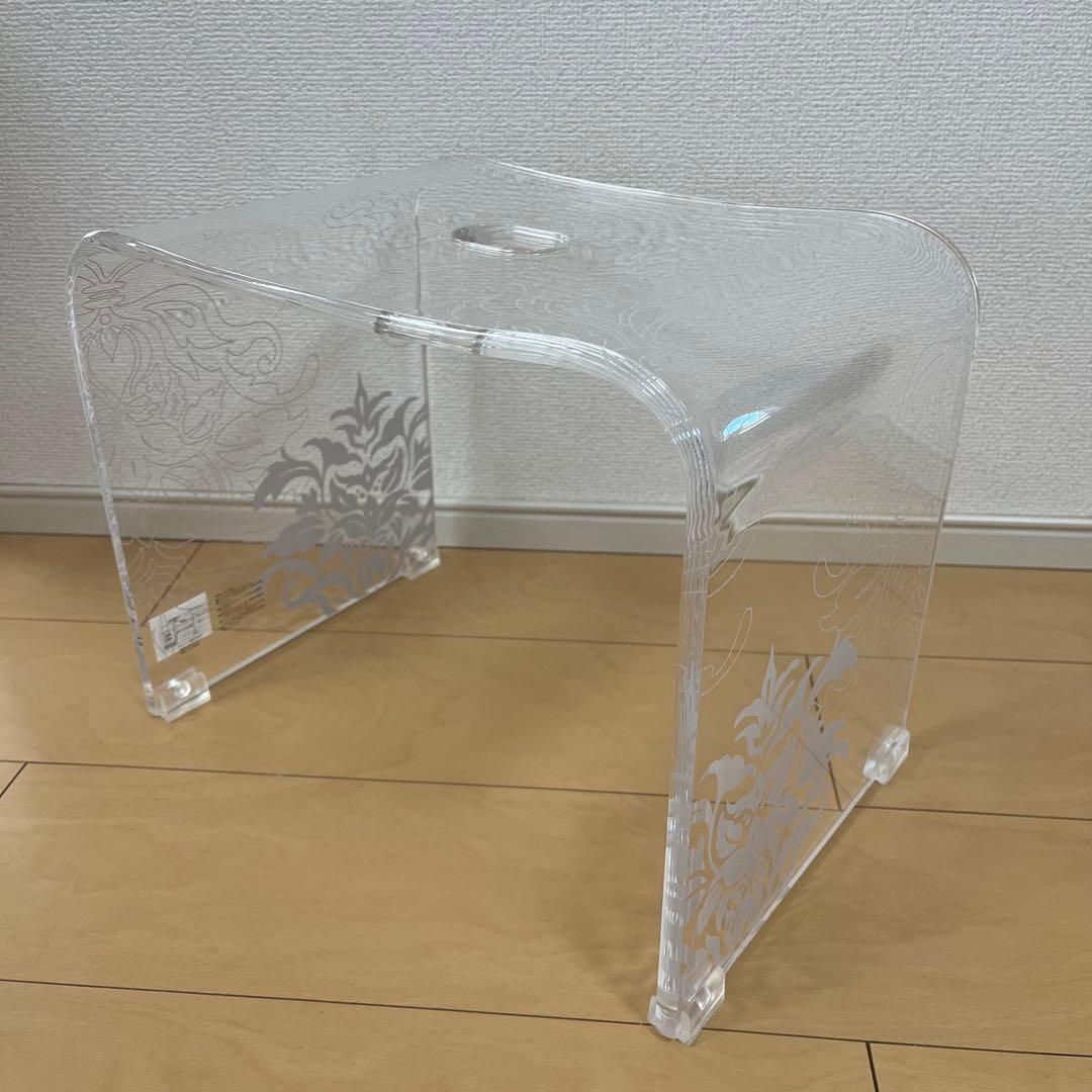 お得◎新品未使用 アクリル 高級 バスチェア センコー サミーラ L